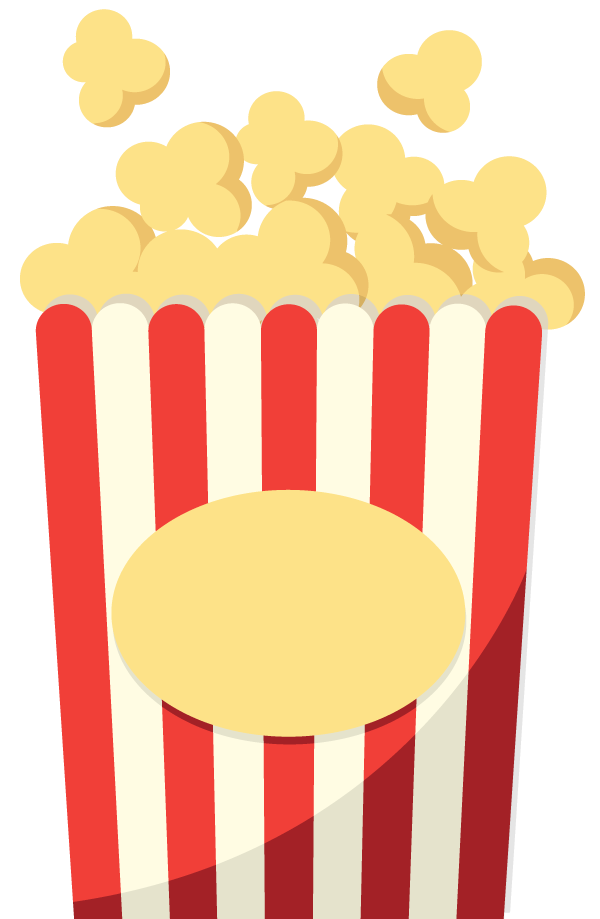 Abbildung einer Popcorntüte