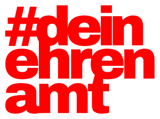 Logo #deinEhrenamt: interner Link zurück zur Startseite Klappe auf fürs Ehrenamt